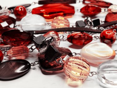 parlak kristaller ile mücevher boncuklar lüks moda