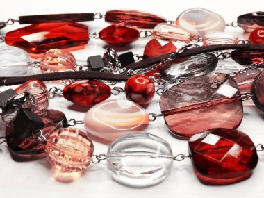 parlak kristaller ile mücevher boncuklar lüks moda