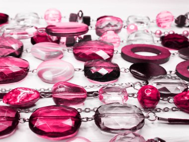 parlak kristaller ile mücevher boncuklar lüks moda