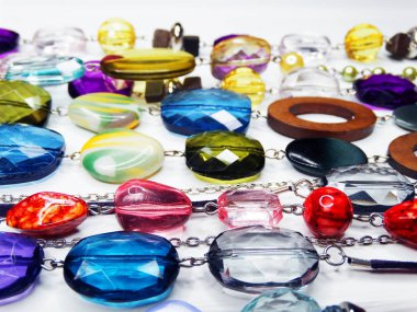 parlak kristaller ile mücevher boncuklar lüks moda