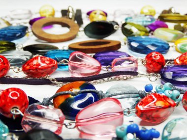 parlak kristaller ile mücevher boncuklar lüks moda