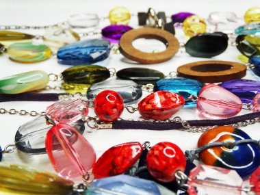 parlak kristaller ile mücevher boncuklar lüks moda