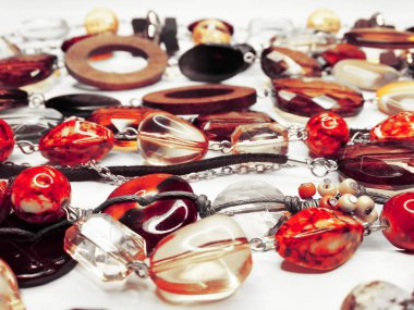 parlak kristaller ile mücevher boncuklar lüks moda