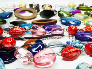 parlak kristaller ile mücevher boncuklar lüks moda