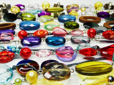 parlak kristaller ile mücevher boncuklar lüks moda