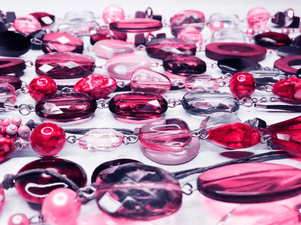 Šperků s světlými krystaly luxusní módy — Stock fotografie