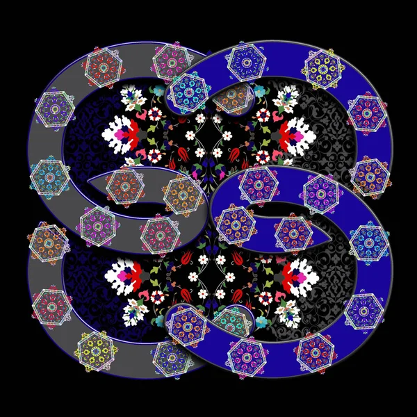 renkli grunge, geometrik eşarp tasarımı