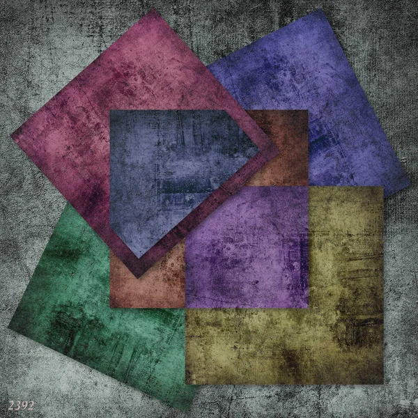 Abstracte Kleurrijke Moderne Sjaal Ontwerp — Stockfoto