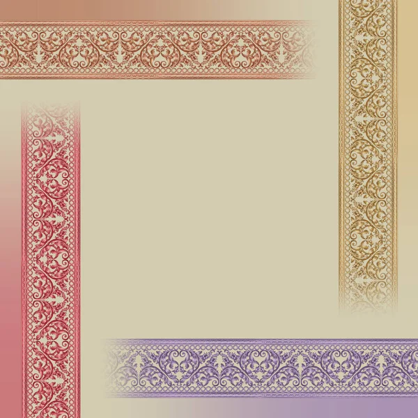Abstracte Kleurrijke Sjaal Ontwerp — Stockfoto
