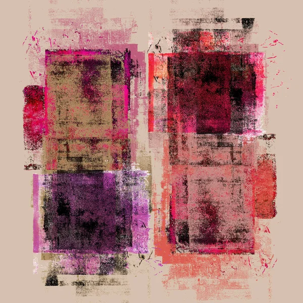 soyut renkli eşarp tasarımı