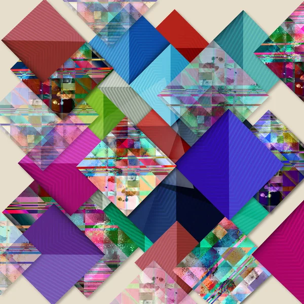 Diseño Bufanda Colorido Abstracto —  Fotos de Stock