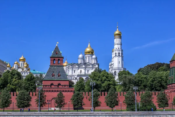 Moskau Kremlin Sommertag Russland — Stockfoto
