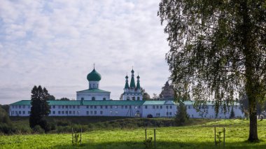 Kutsal Trinity Alexander-Svirsky Manastırı, Trinity görünüm bölümü. Rusya.