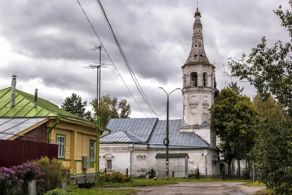 Paesaggio Suzdal Chiesa Dell Icona Della Madre Dio Tutti Coloro — Foto Stock