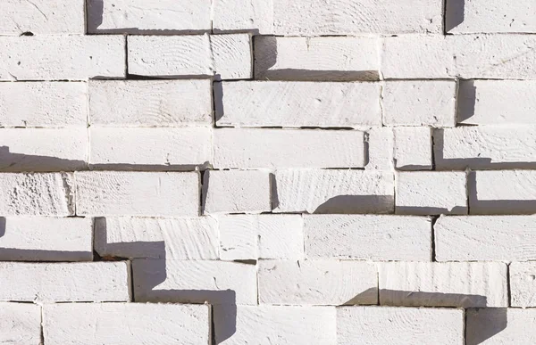 Whitewashed wood bricks texture natural background