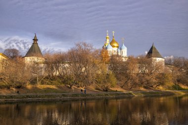 Novospassky Manastırı Güz, Moskova, Rusya Federasyonu.