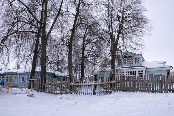 Gorokhovets Rusia Diciembre 2018 Paisaje Invernal Las Calles Una Pequeña — Foto de Stock