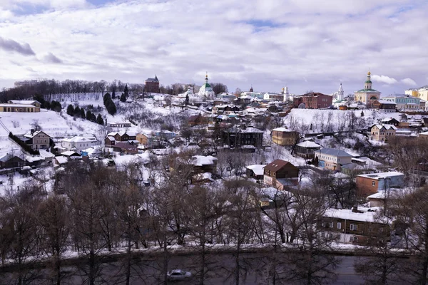 Die Antike Stadt Wladimir Winters Stadtbild Russland — Stockfoto