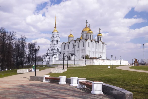 Assomption Vierge Marie Ancien Monument Architectural Xiie Siècle Vladimir Russie — Photo