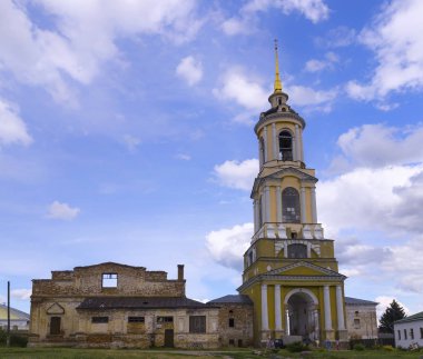 Çan kulesi, Ribe manastırının birikimi, Suzdal, Rusya.