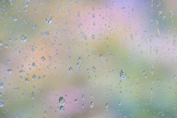 Abstract Soft Autumn Background Drops Water Selective Focus — Stock Photo, Image