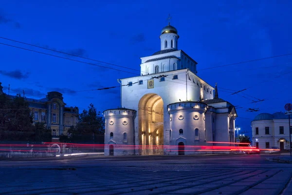 Wladimir Russland September 2020 Baudenkmal Goldenes Tor Aus Dem Jahrhundert — Stockfoto