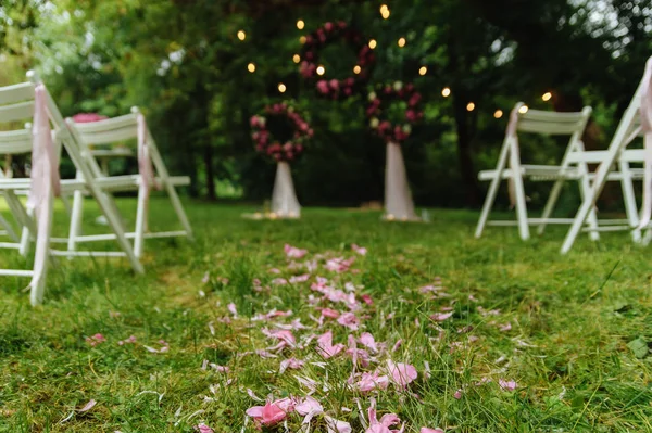 Plaats Van Ceremonie Van Het Huwelijk — Stockfoto