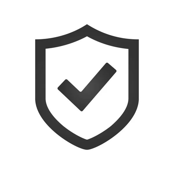 Pajzs pipa logó ikonra design sablon, vektoros illusztráció. — Stock Vector