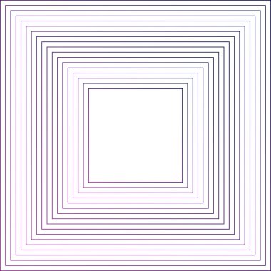 Konsantrik kareler, konsantrik geometrik desen soyut. Radyal, kare doğrusal doku. Alanda metin veya grafikler için merkezi.