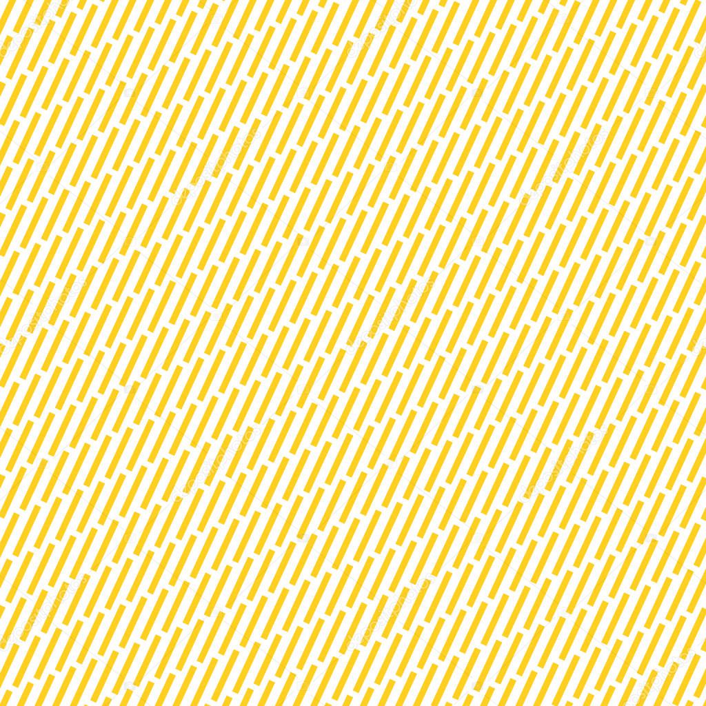 Yellow Diagonal strokes pattern. Dashes motif. Hatches background. Dashed wallpaper. Linear backdrop. Digital paper, web design, textile print, abstract. Lines ornament.