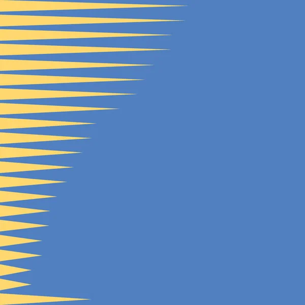 Triângulo azul e amarelo padrão geométrico abstrato fundo linha de listra vetorial, ilustração vetorial — Vetor de Stock