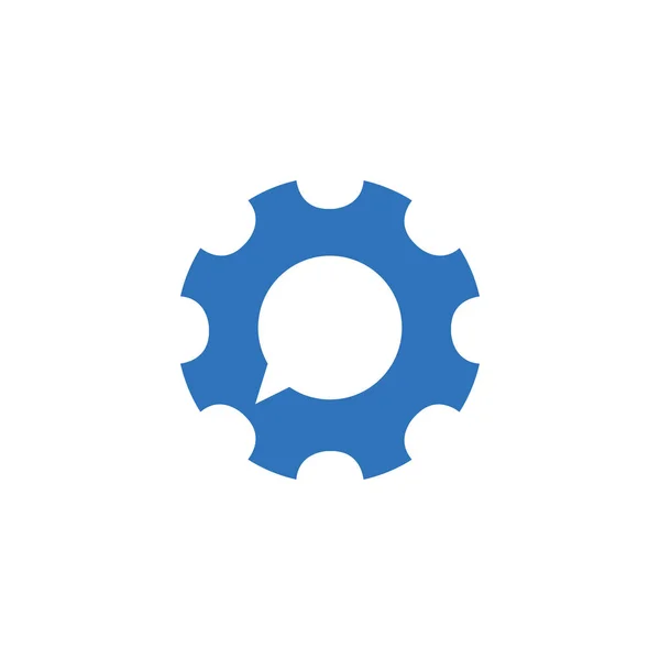 Значок піктограми логотипу підтримки чату передач. Стокові векторні ілюстрації ізольовані на білому тлі . — стоковий вектор