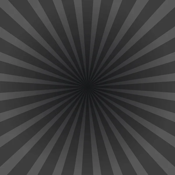 Soare sau soare de vară. Negru strălucitor Ray Beam fundal. Ilustrație vectorială stoc — Vector de stoc