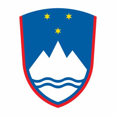 Kat Slovenya. Beyaz arka plan izole sembolü. İllüstrasyon işareti vektör