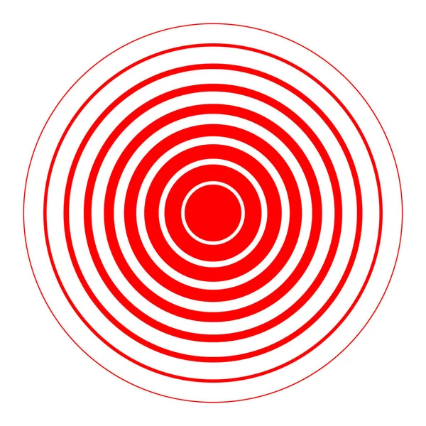 Signe Douleur Lieux Symboliques Croissance Douleur Physique Souffrance Désordre Corporel — Image vectorielle