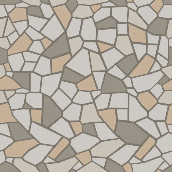 Textura Sin Costura Piedra Textura Superpuesta Piedra Textura Tracería Mosaico — Vector de stock