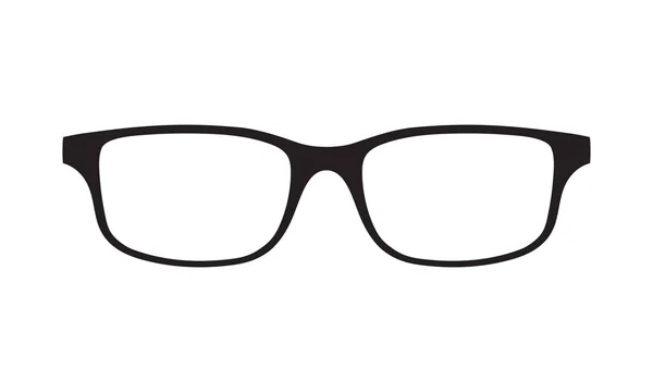 Icône Lunettes Symbole Des Lunettes Signes Isolés Sur Fond Blanc — Image vectorielle