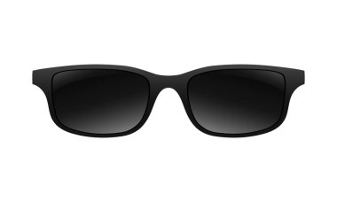 Sunglasses sign. Symbol black sunglasses isolated on white background. Vector illustration clipart