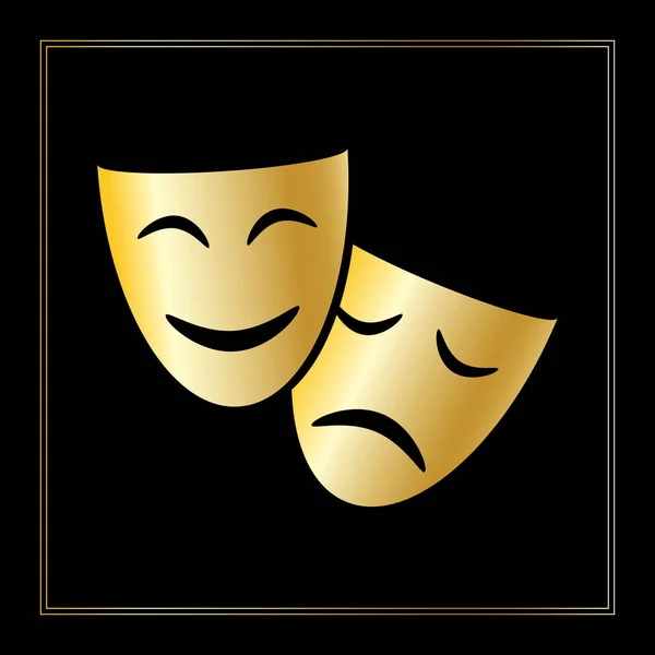 Театральные маски — стоковый вектор