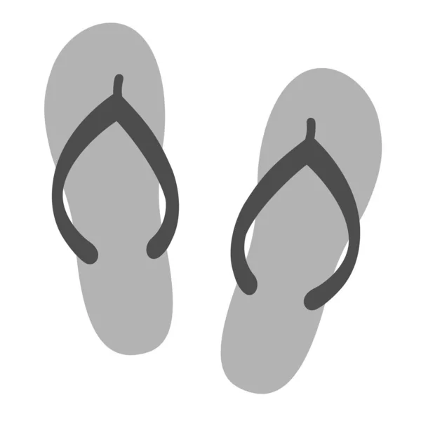 Flip flops icon — Stock Vector