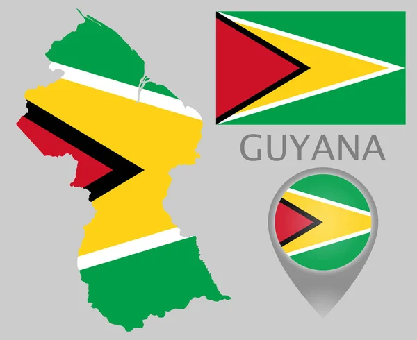 Guyana — Stok Vektör