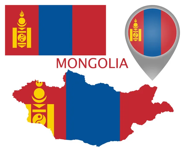 Mongoliet — Stock vektor