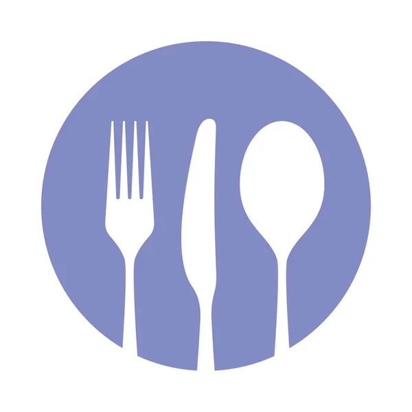 Tableware symbol — Stock Vector