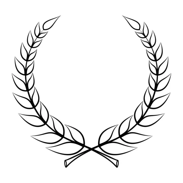 Laurel wreath graphics — Stok Vektör