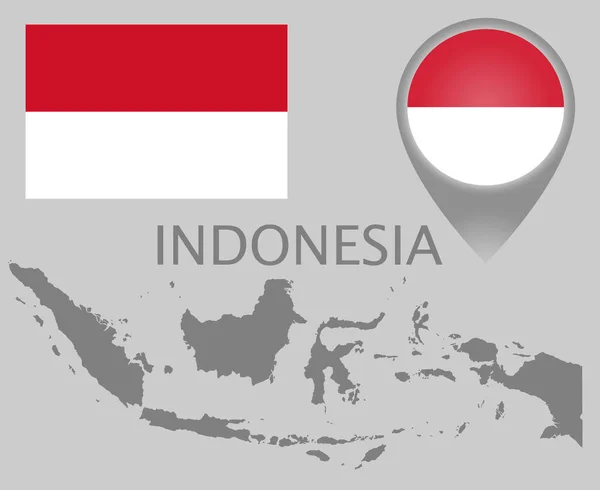 Indonesia kosong - Stok Vektor