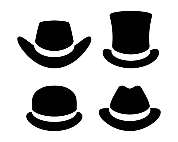 Conjunto de chapéus — Vetor de Stock