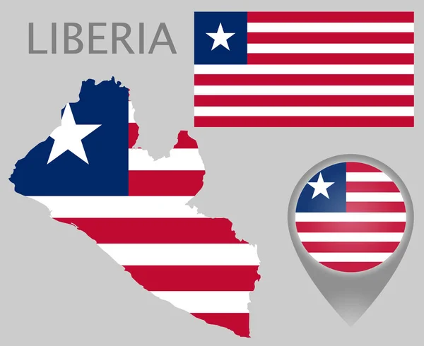 Liberia — Stockvektor