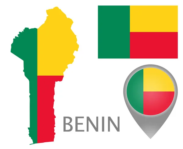 Benín — Vector de stock