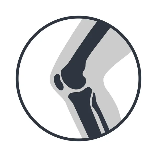 Knie-Symbol — Stockvektor