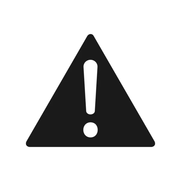 Знак Внимания Опасность Предупреждение Символ Опасности Изолированный Треугольник Восклицательным Знаком — стоковый вектор